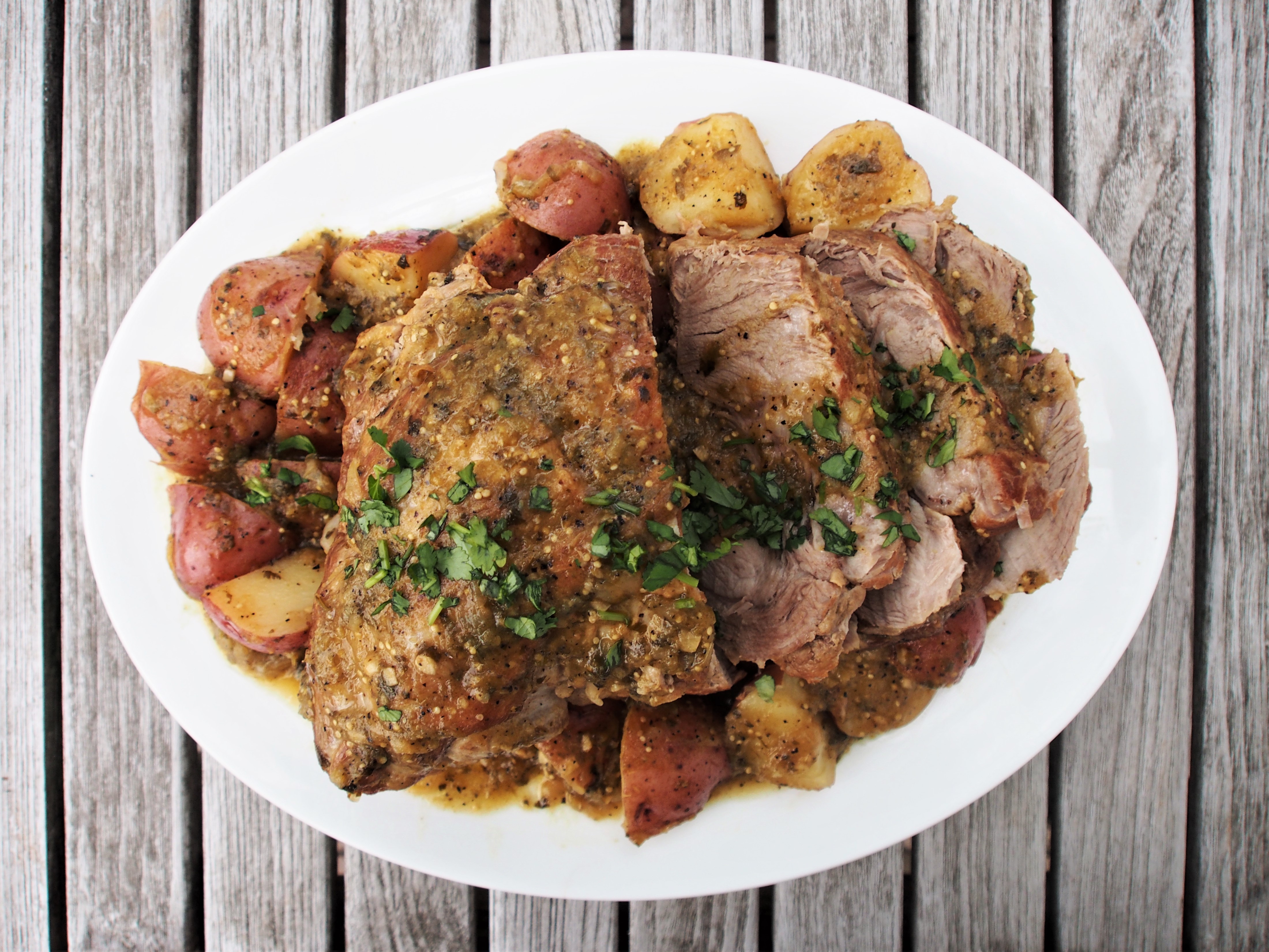 LOMO DE PUERCO EN SALSA VERDE