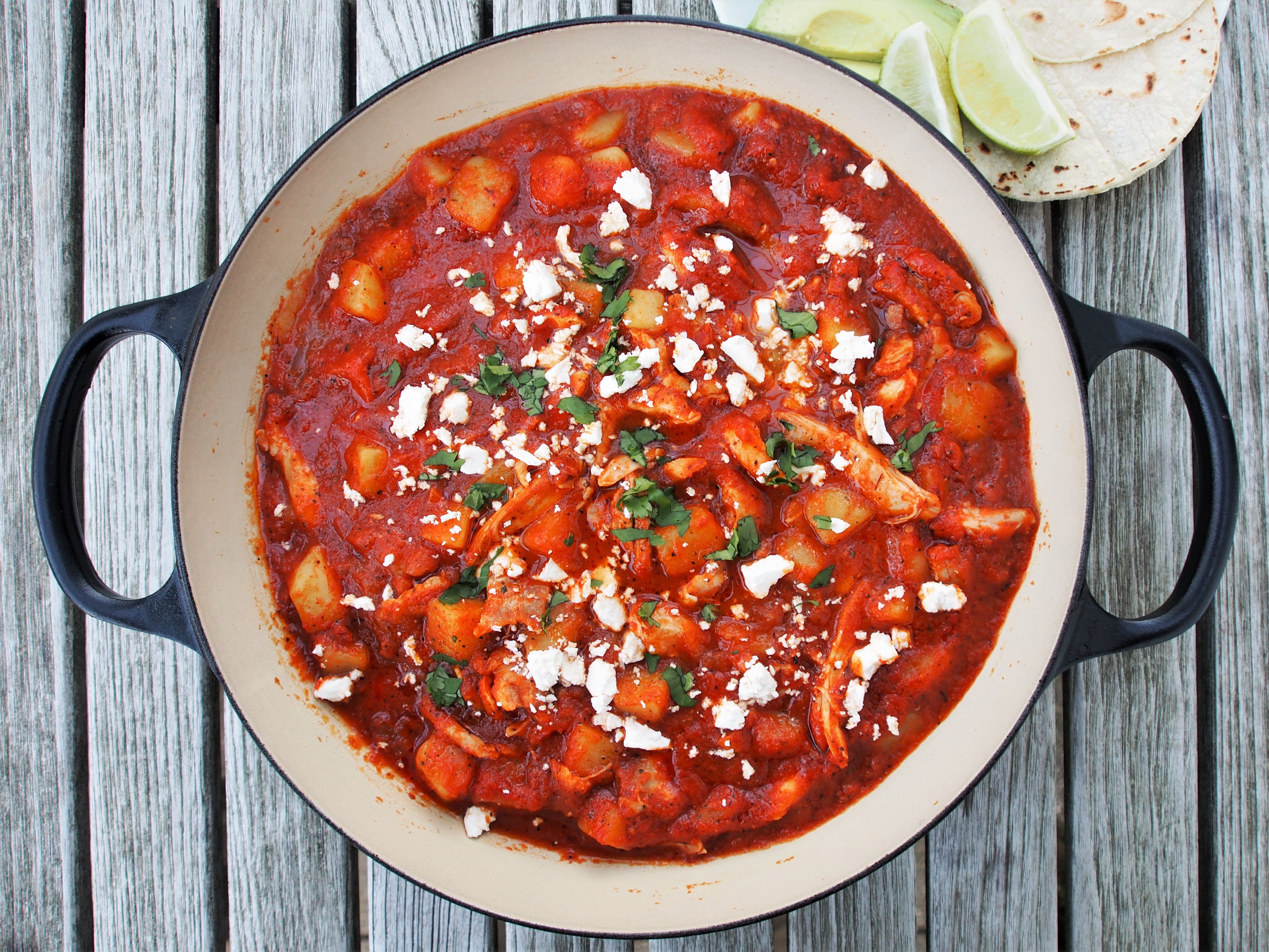 PUEBLA CHICKEN AND POTATO STEW