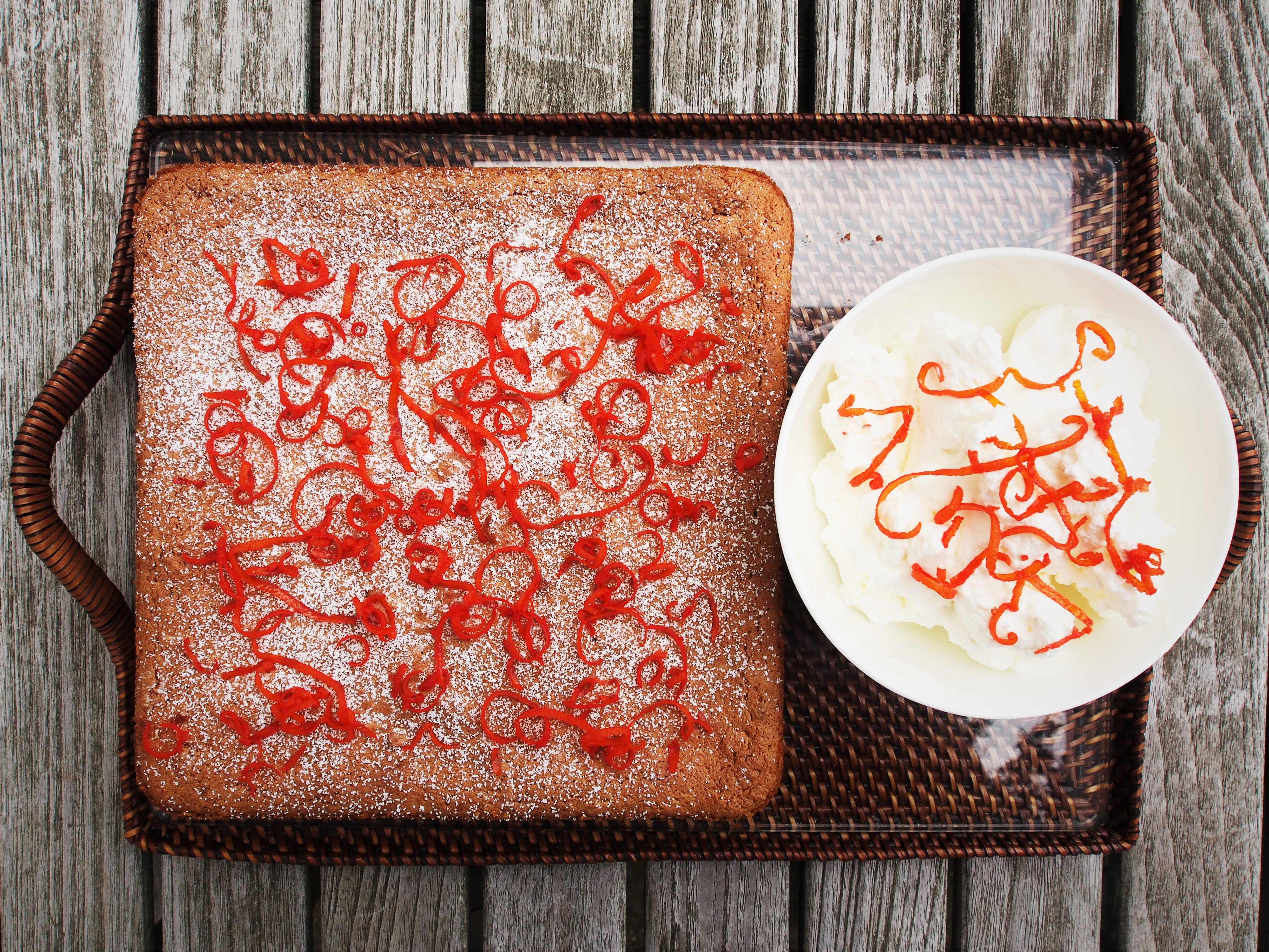 MADAME’S ORANGE ALMOND CAKE