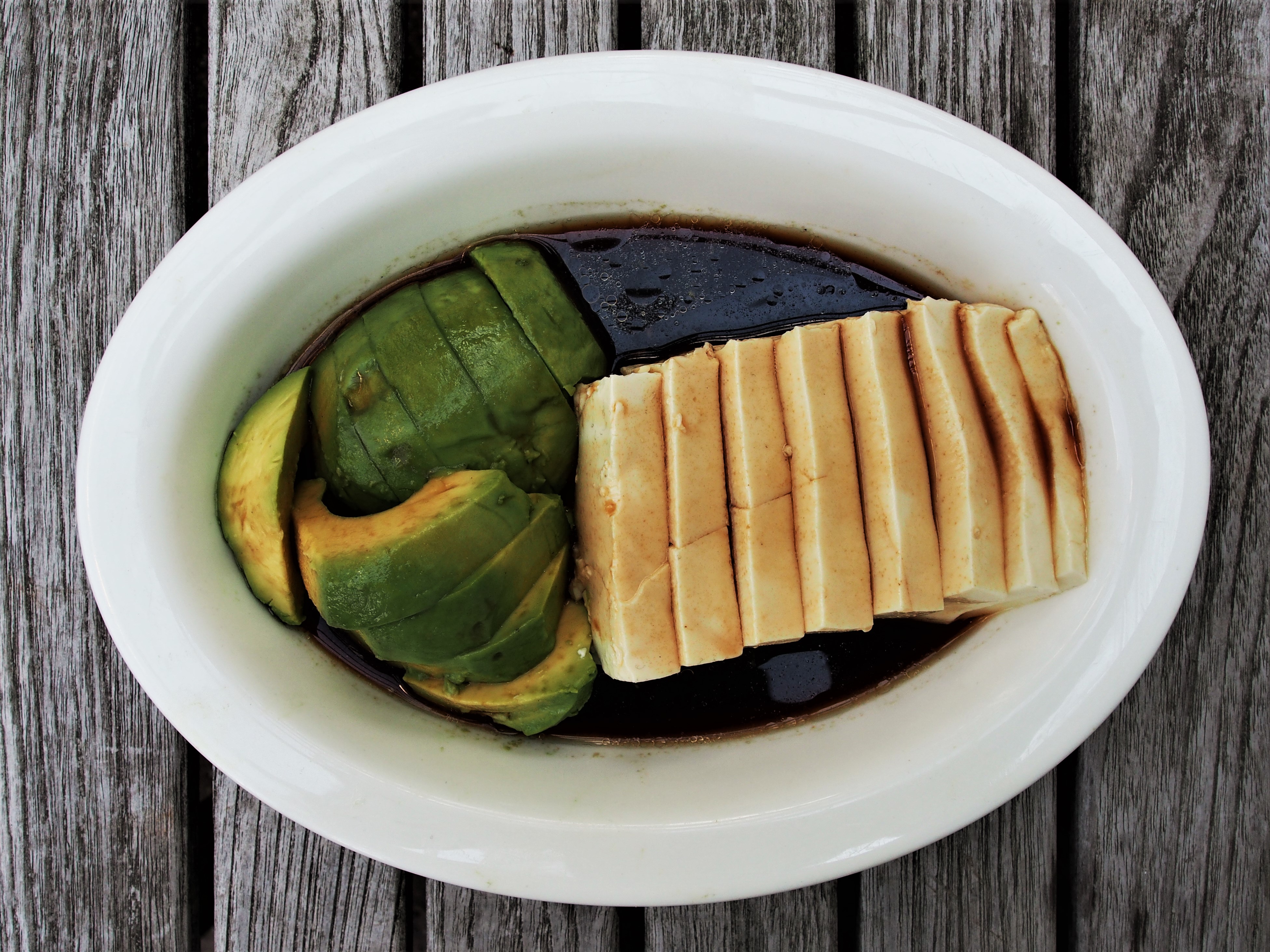 SILKEN TOFU WITH AVOCADO