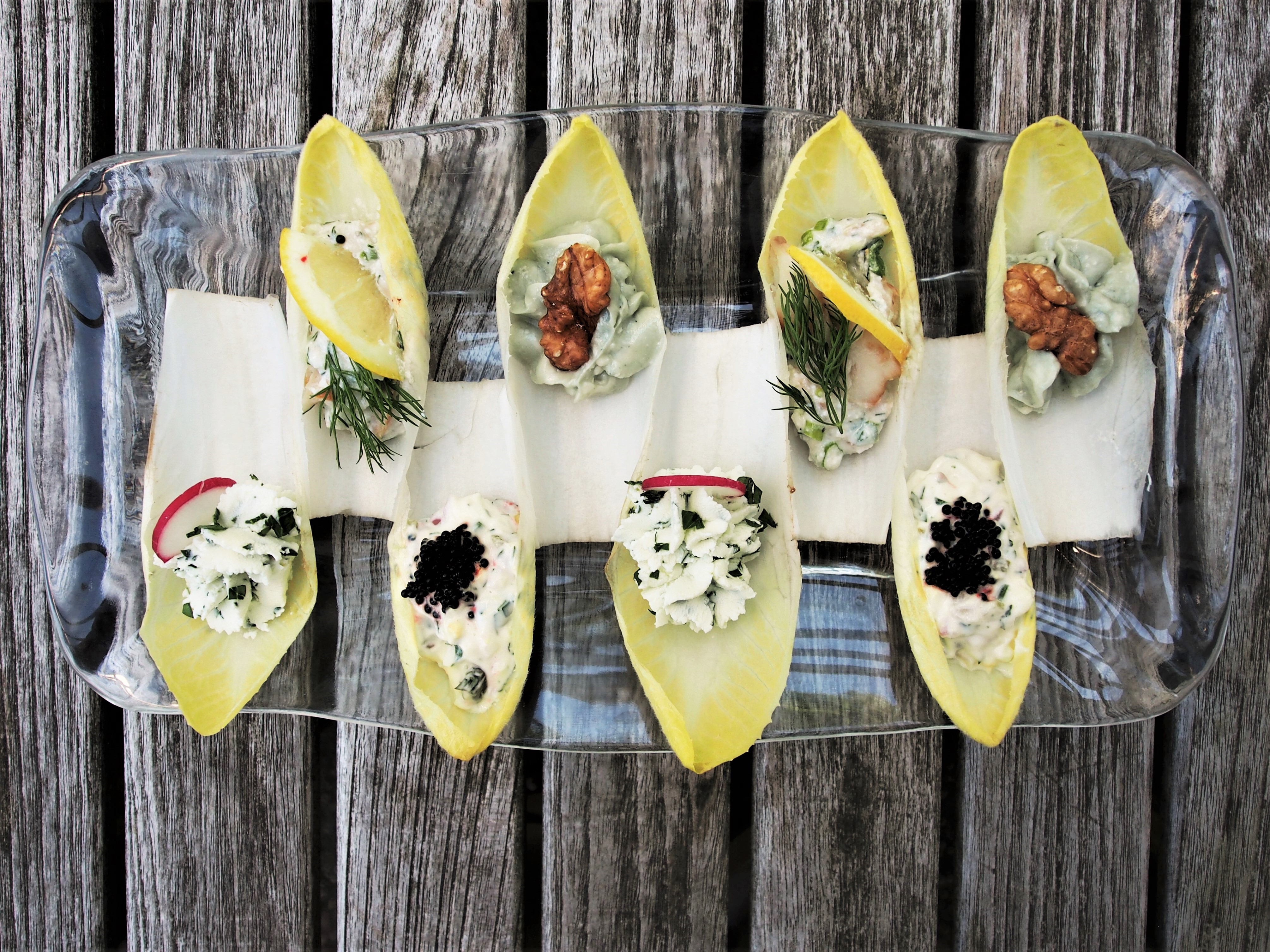 FILLED BELGIAN ENDIVE LEAVES