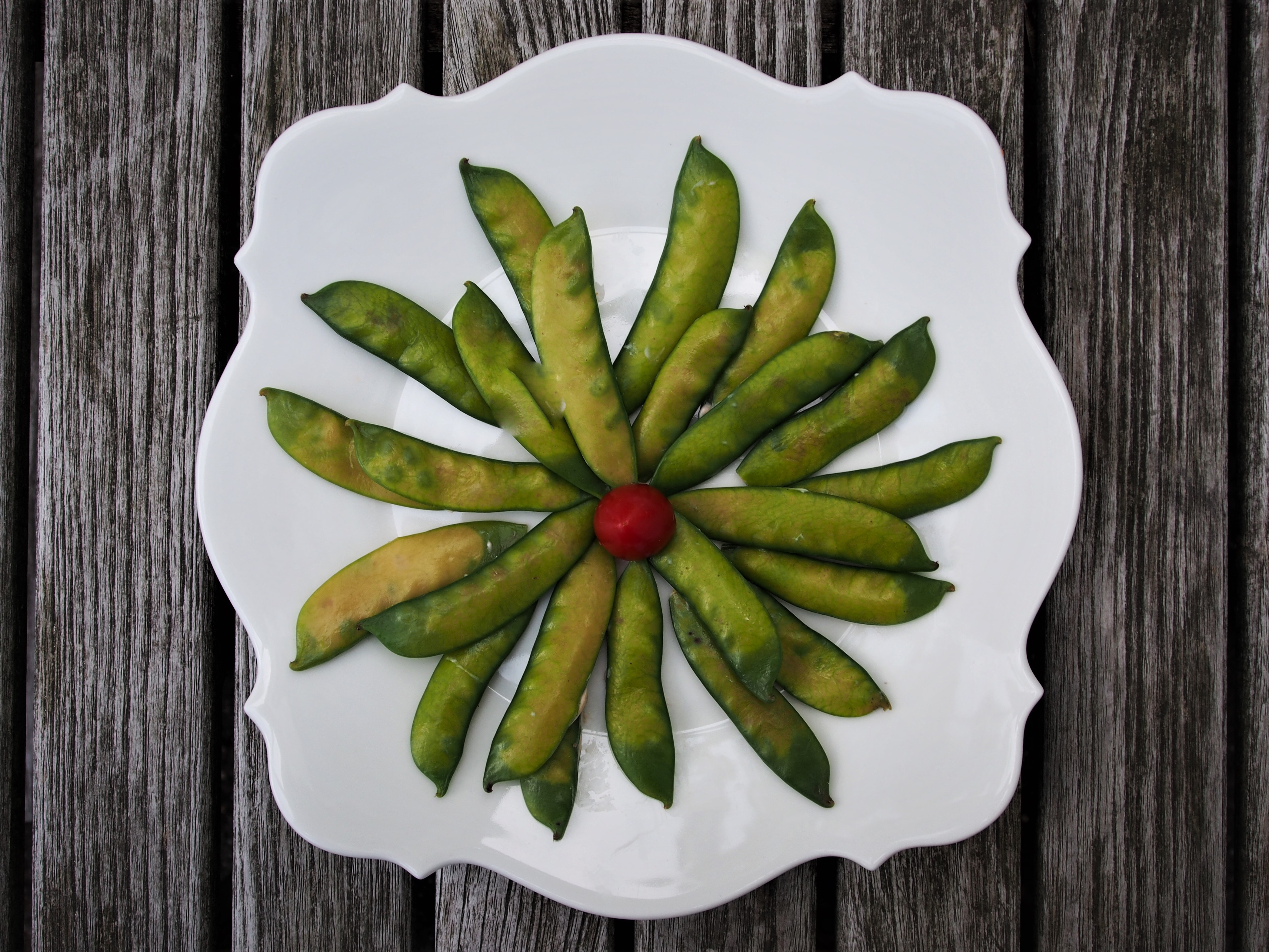 STUFFED SNOW PEA PODS