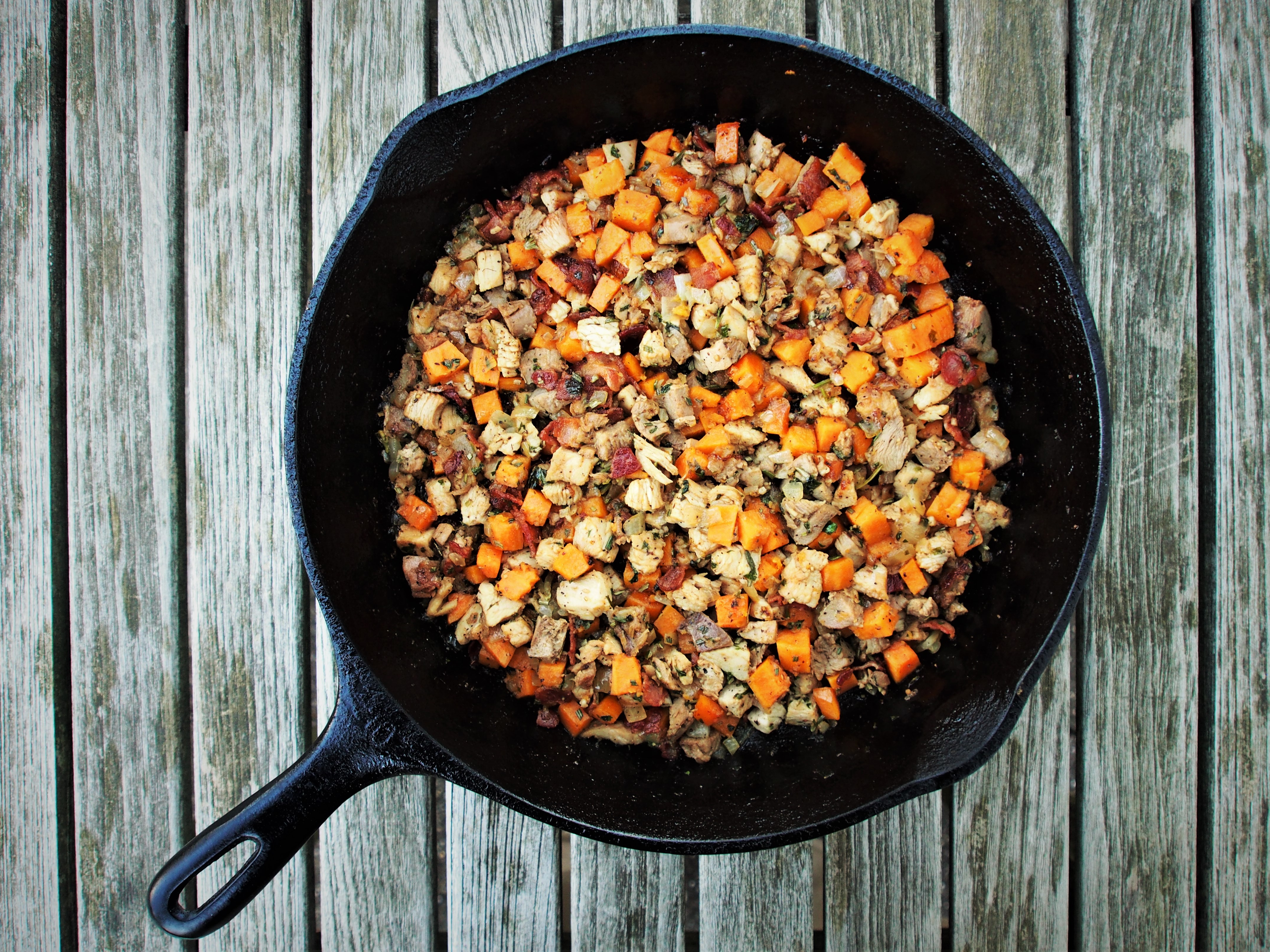 TURKEY AND SWEET POTATO HASH