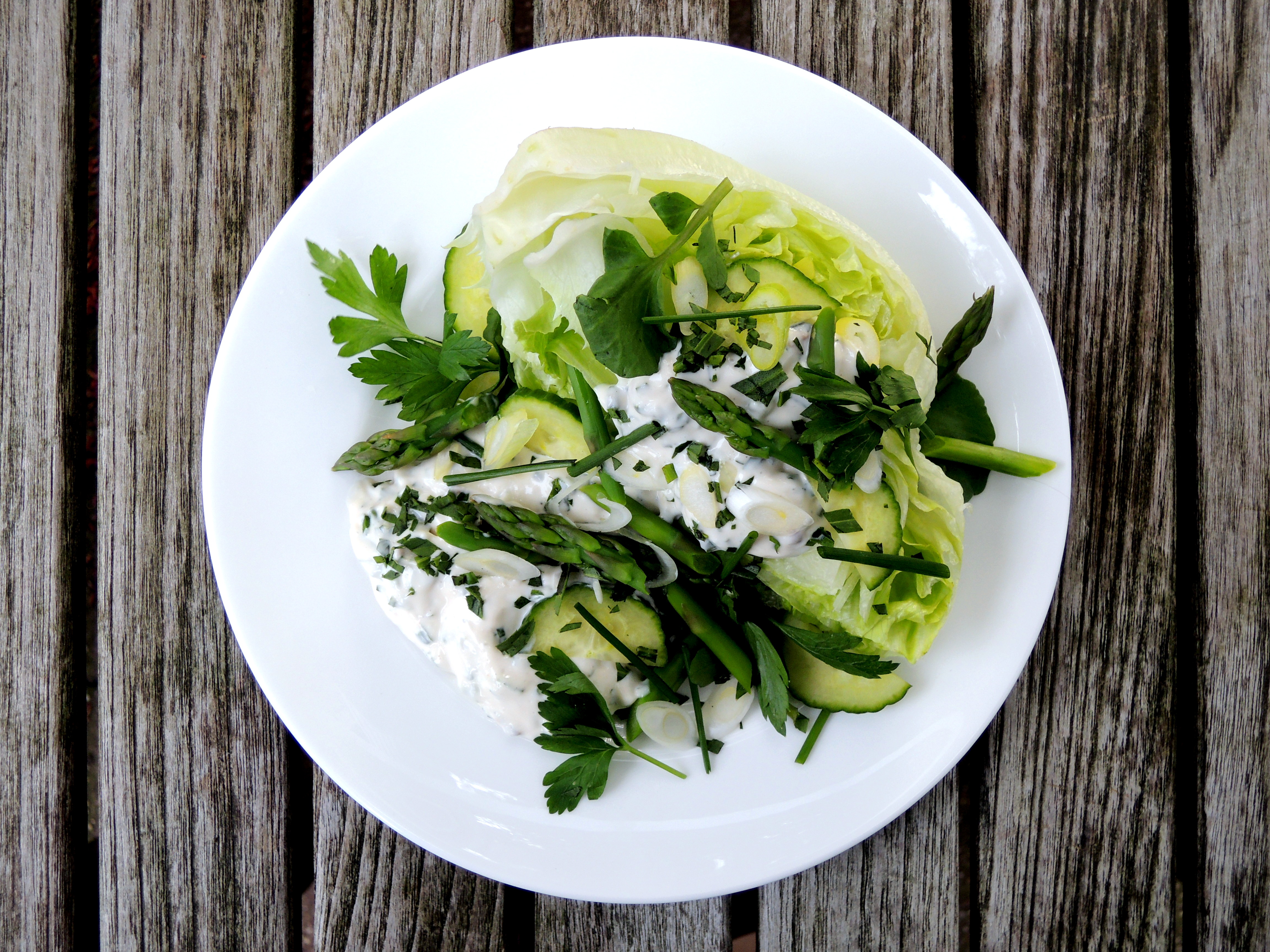 GREEN GODDESS WEDGE SALAD