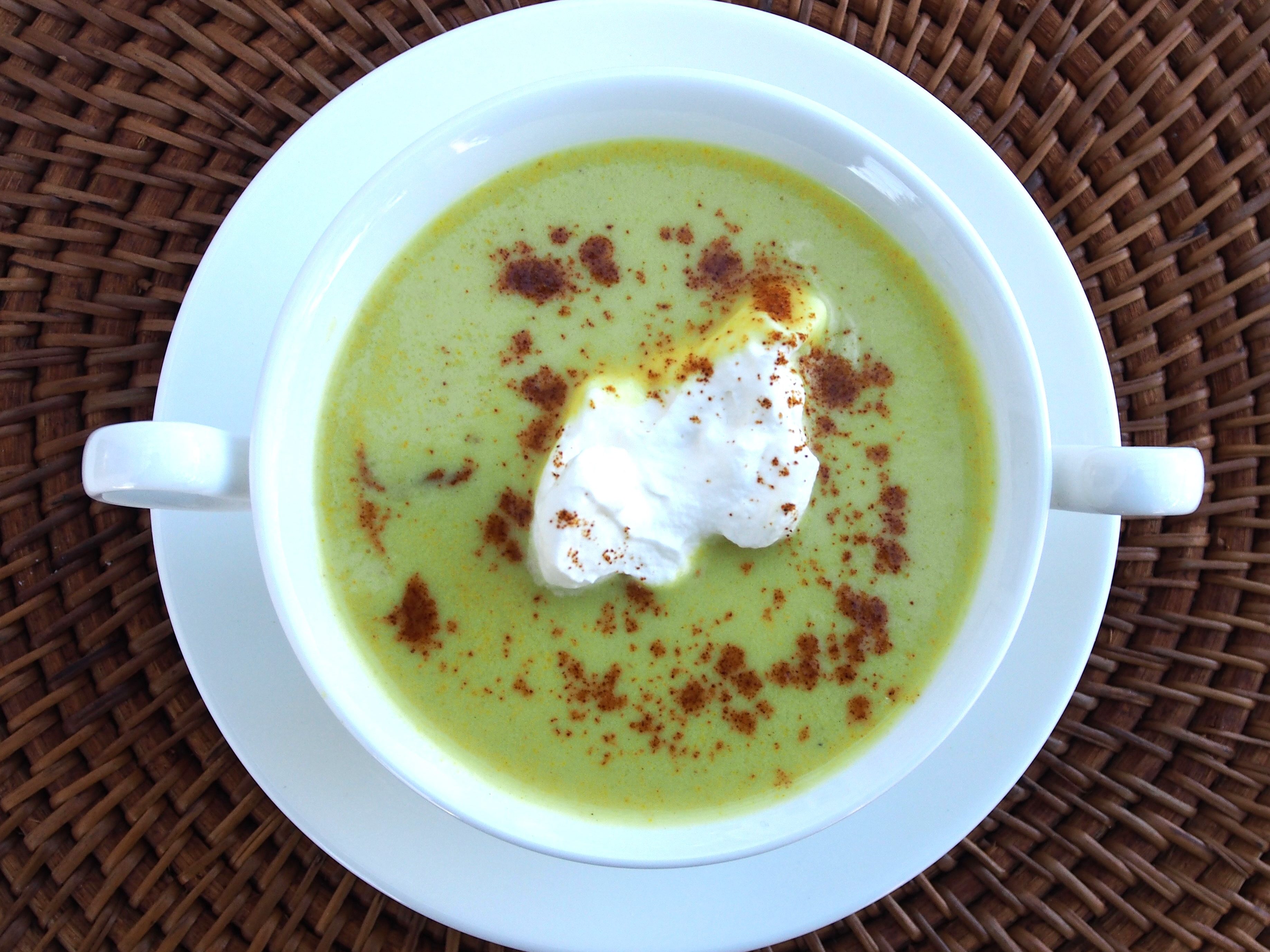 CHILLED INDIAN PEAR SOUP