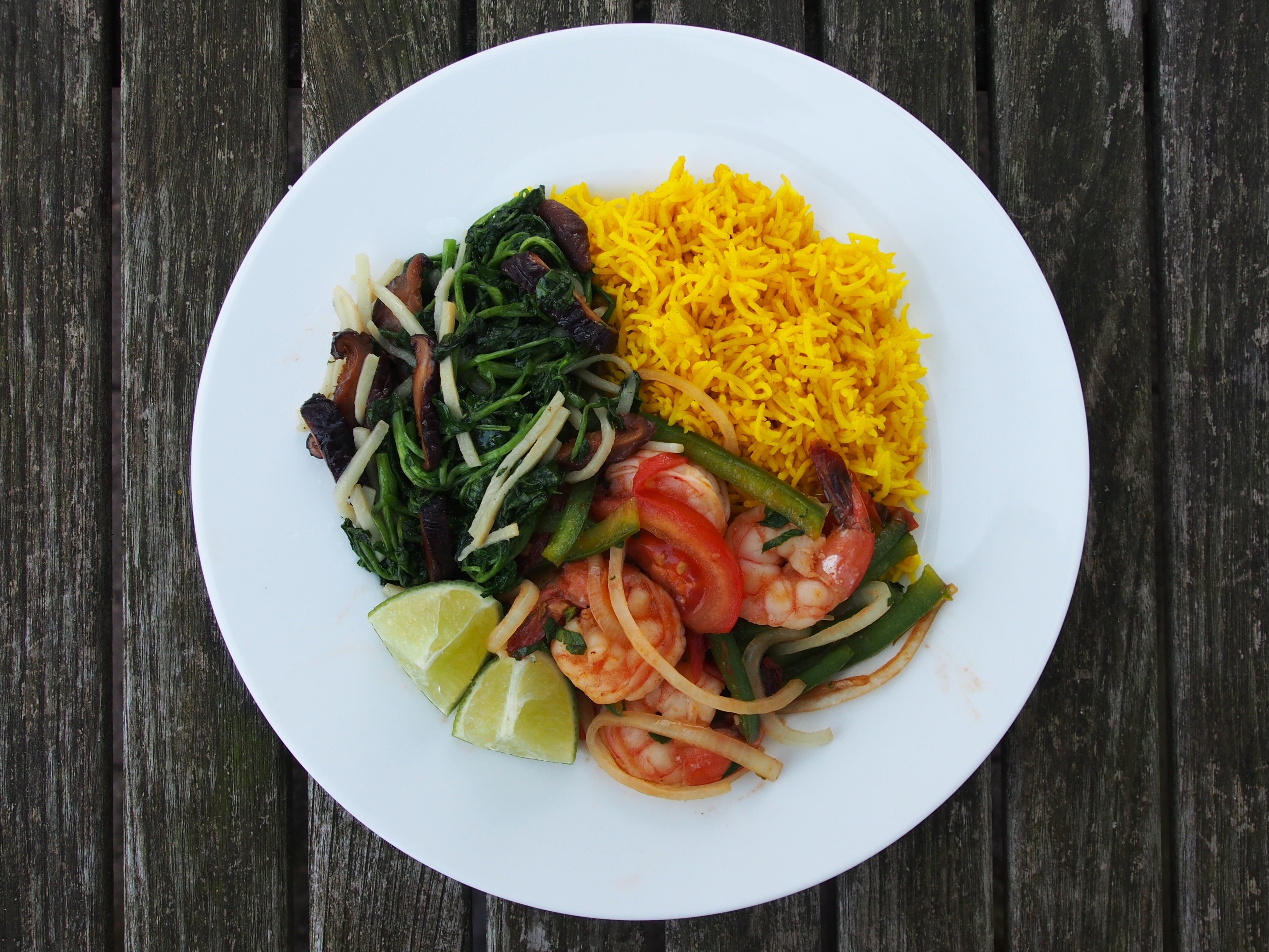 MENUS, WEEKNIGHT SPECIALS: CHINESE TRINIDADIAN STIR-FRIED SHRIMP WITH RUM